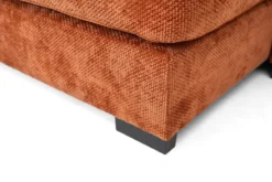 Designer Ecksofa Selena mit Schlaffunktion in Strukturstoff