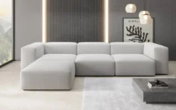 Designer Ecksofa Snug in Bouclé