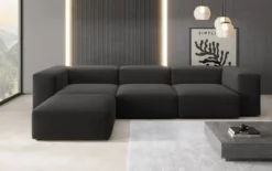 Designer Ecksofa Snug in Bouclé