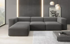 Designer Ecksofa Snug in Bouclé