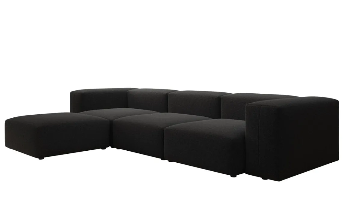 Designer Ecksofa Snug in Bouclé