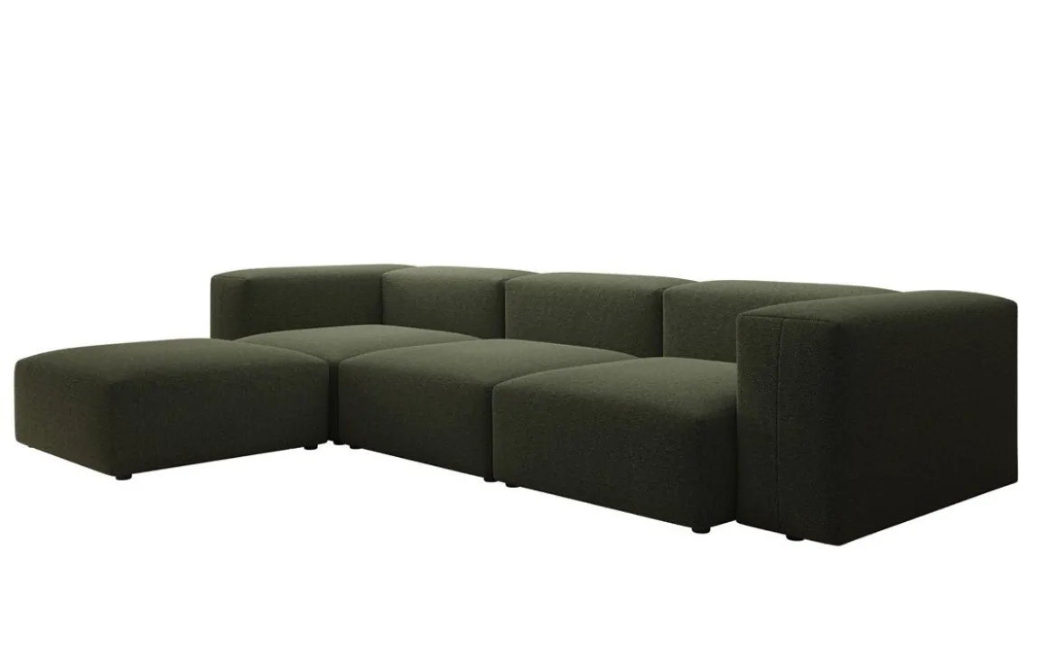 Designer Ecksofa Snug in Bouclé