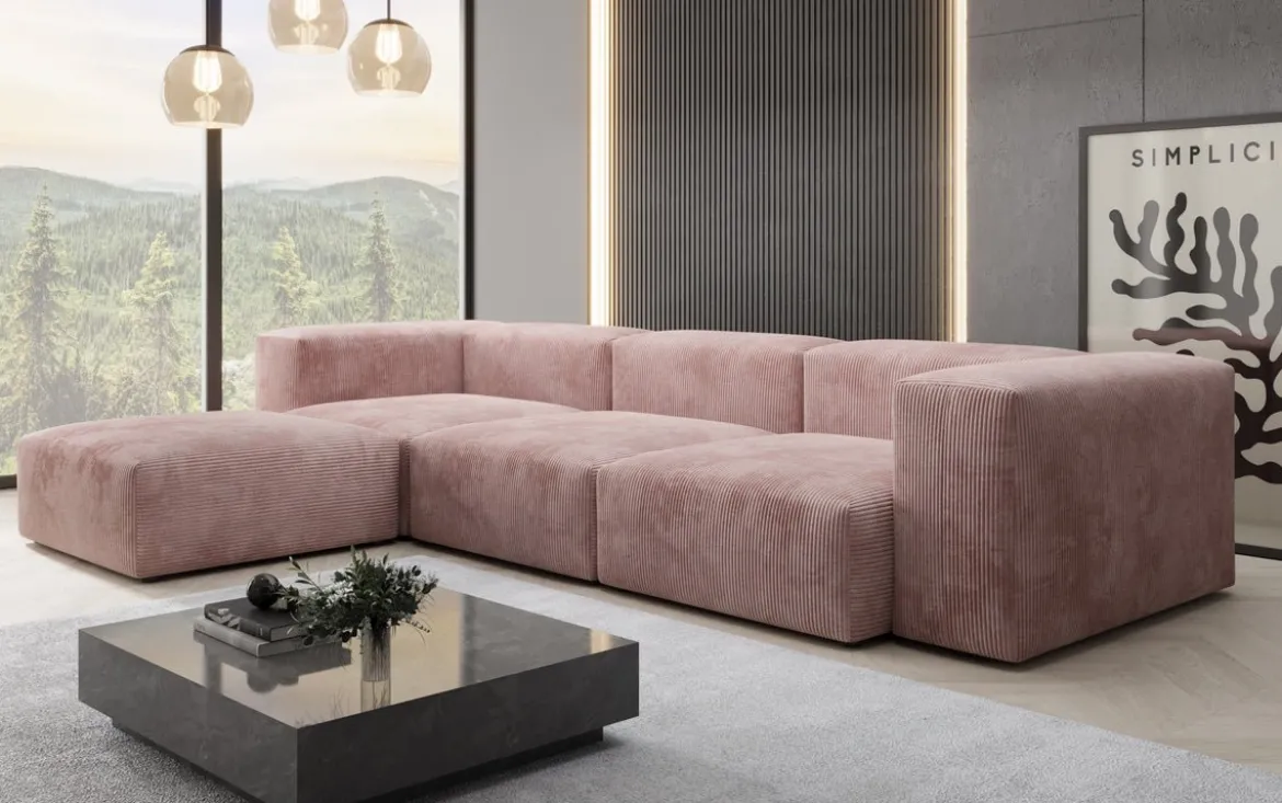 Designer Ecksofa Snug in Cord