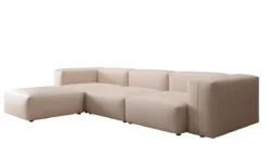 Designer Ecksofa Snug in Echtleder