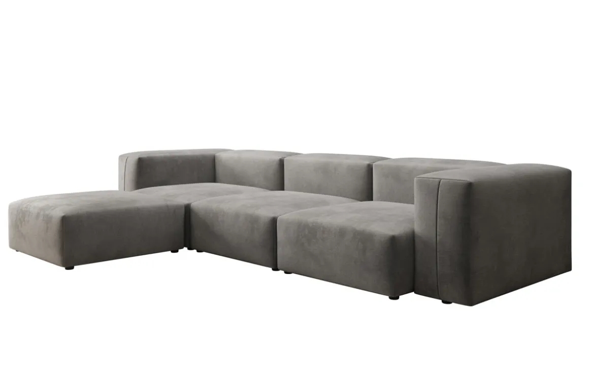 Designer Ecksofa Snug in Samt