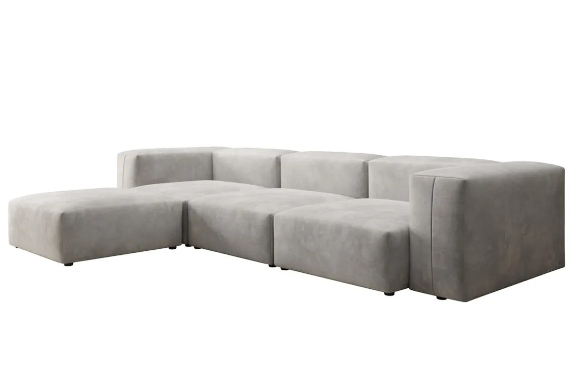 Designer Ecksofa Snug in Samt