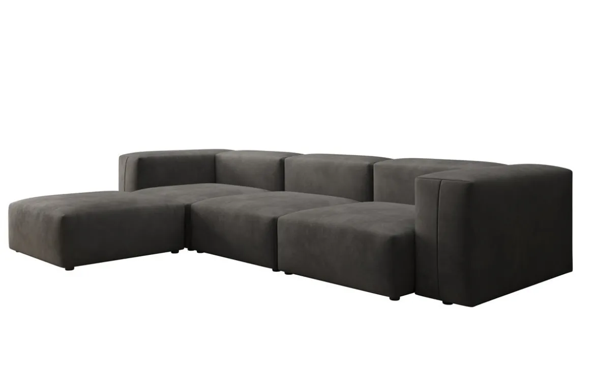 Designer Ecksofa Snug in Samt