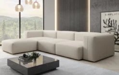 Designer Ecksofa Snug in Stoff