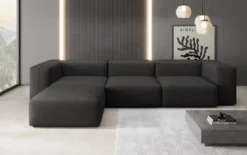 Designer Ecksofa Snug in Stoff