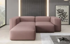 Designer Ecksofa Snug Mini in Stoff