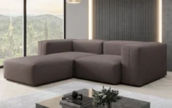 Designer Ecksofa Snug Mini in Stoff