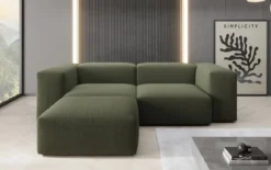 Designer Ecksofa Snug Mini in Bouclé
