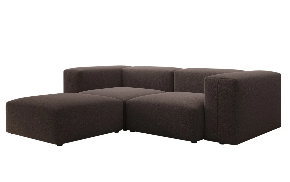Designer Ecksofa Snug Mini in Bouclé