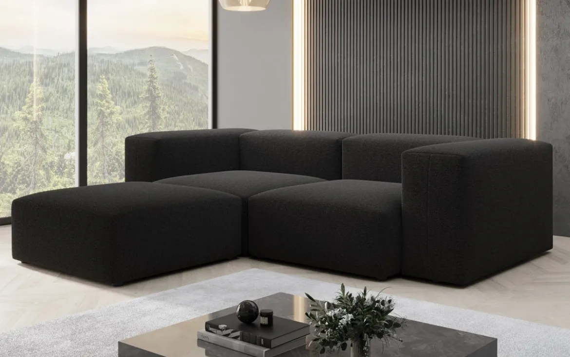 Designer Ecksofa Snug Mini in Bouclé