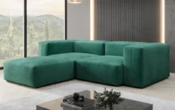 Designer Ecksofa Snug Mini in Samt