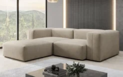 Designer Ecksofa Snug Mini in Samt