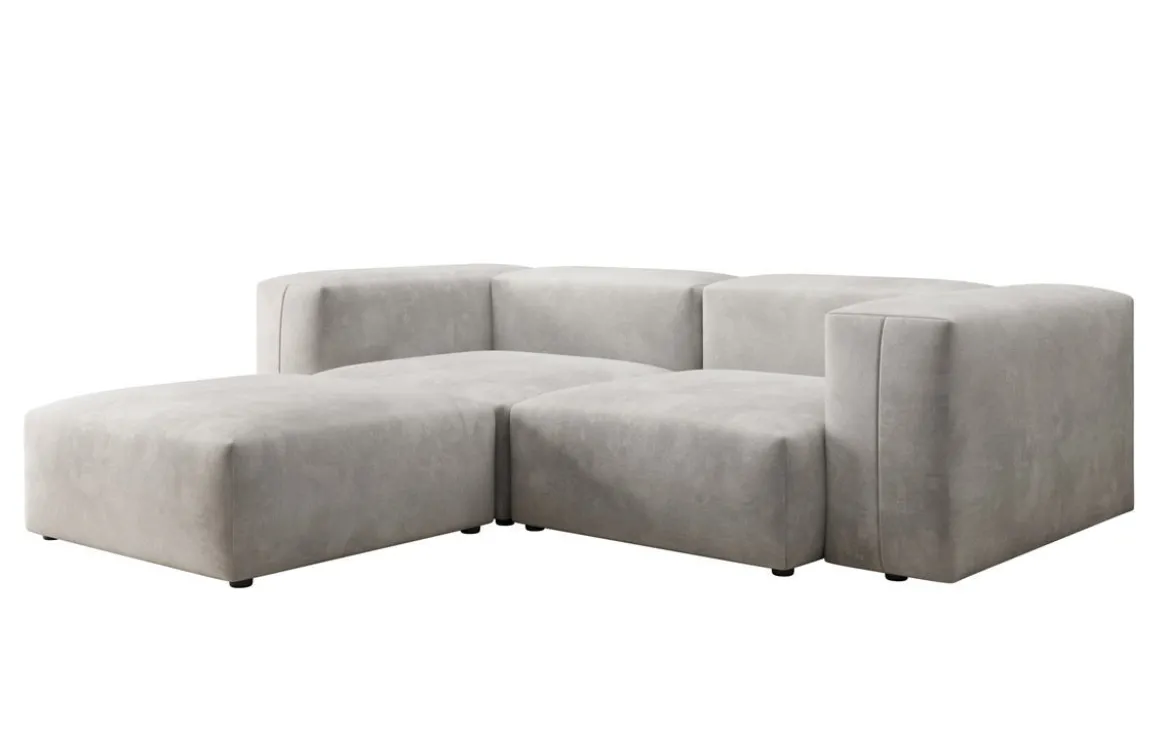 Designer Ecksofa Snug Mini in Samt