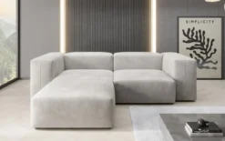 Designer Ecksofa Snug Mini in Samt