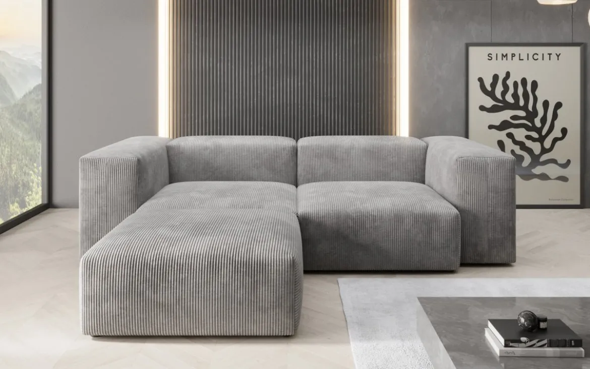 Designer Ecksofa Snug Mini in Cord