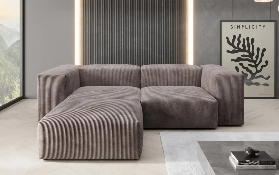Designer Ecksofa Snug Mini in Cord