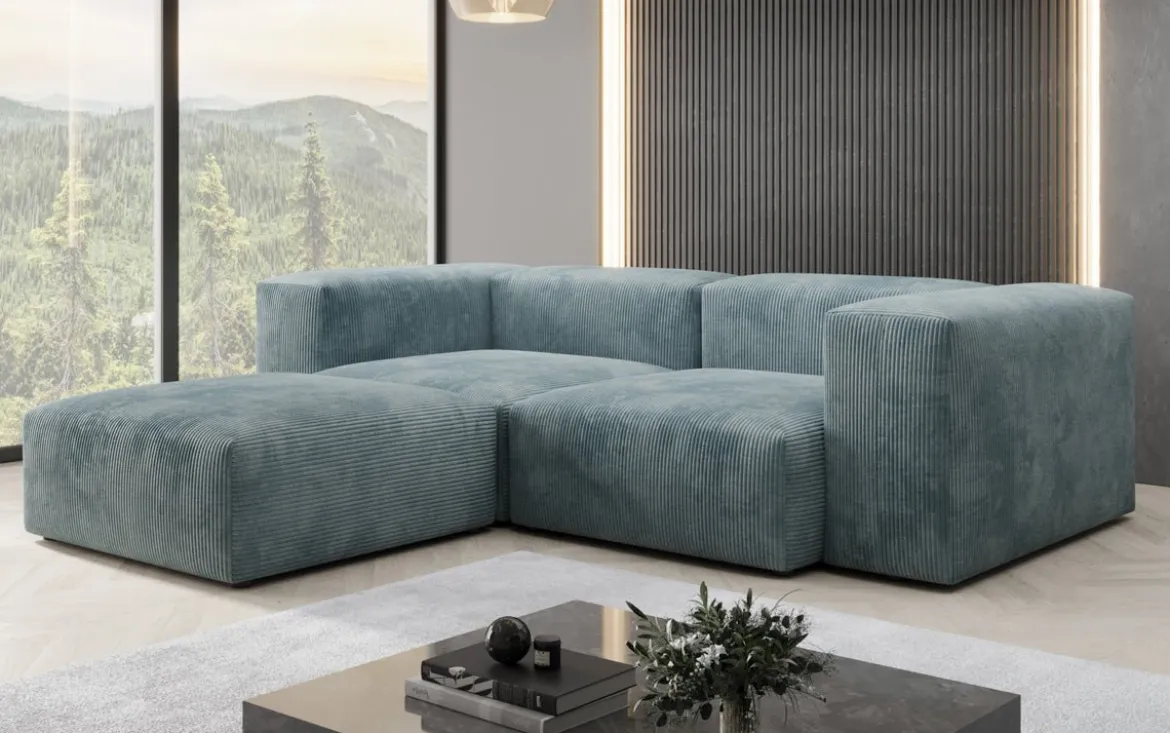 Designer Ecksofa Snug Mini in Cord