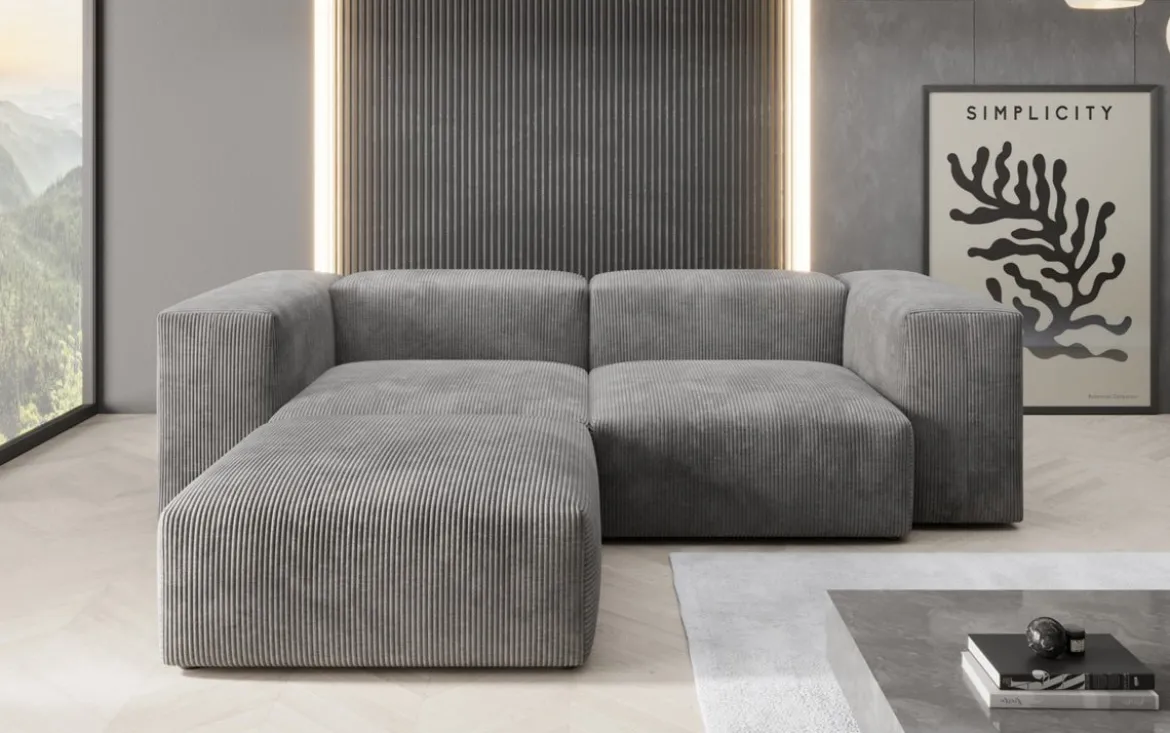 Designer Ecksofa Snug Mini in Cord