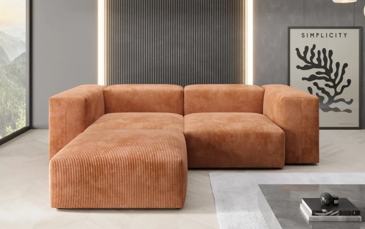 Designer Ecksofa Snug Mini in Cord