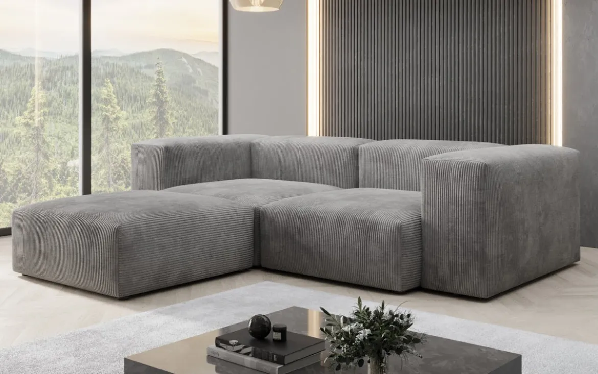 Designer Ecksofa Snug Mini in Cord