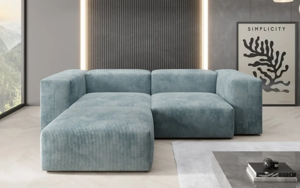Designer Ecksofa Snug Mini in Cord