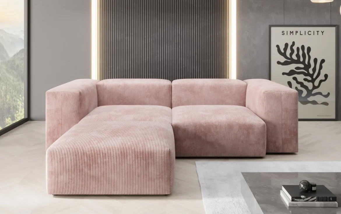 Designer Ecksofa Snug Mini in Cord