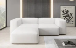 Designer Ecksofa Snug Mini in Echtleder