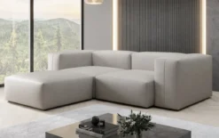 Designer Ecksofa Snug Mini in Echtleder