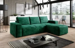 Designer Ecksofa Solaris mit Schlaffunktion und Stauraum