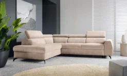 Designer Ecksofa Stille mit Schlaf- und Klappfunktion