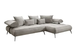 Designer Ecksofa Sydney II Samt mit elektrischer Schlaffunktion