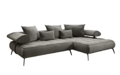 Designer Ecksofa Sydney II Samt mit elektrischer Schlaffunktion