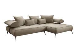 Designer Ecksofa Sydney II Samt mit elektrischer Schlaffunktion