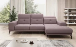 Designer Ecksofa Terina inkl. Beistellhocker