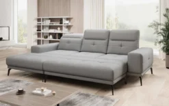 Designer Ecksofa Terina inkl. Beistellhocker
