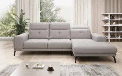 Designer Ecksofa Terina inkl. Beistellhocker