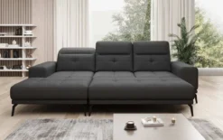 Designer Ecksofa Terina inkl. Beistellhocker