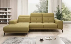 Designer Ecksofa Terina inkl. Beistellhocker