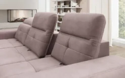 Designer Ecksofa Terina inkl. Beistellhocker