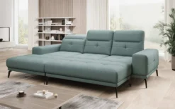 Designer Ecksofa Terina inkl. Beistellhocker