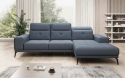 Designer Ecksofa Terina inkl. Beistellhocker