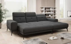 Designer Ecksofa Terina inkl. Beistellhocker