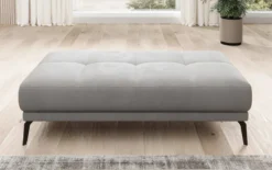 Designer Ecksofa Terina inkl. Beistellhocker