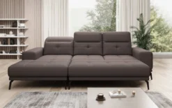 Designer Ecksofa Terina inkl. Beistellhocker