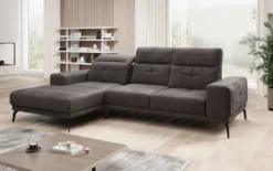 Designer Ecksofa Terina inkl. Beistellhocker