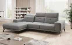 Designer Ecksofa Terina inkl. Beistellhocker